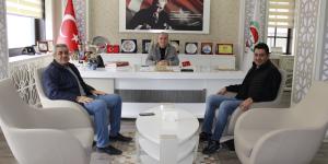 AMASYA MUHTARLAR DERNEĞİ BAŞKANI GÜVERCİN VE GGK BAŞKANI KAYA'DAN ZİYARET