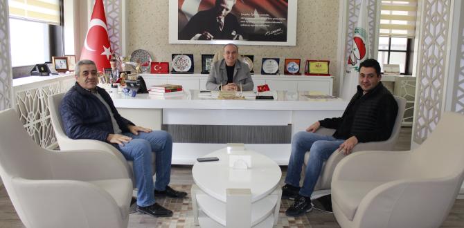 AMASYA MUHTARLAR DERNEĞİ BAŞKANI GÜVERCİN VE GGK BAŞKANI KAYA'DAN ZİYARET