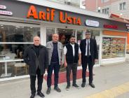 BAŞKAN KIRLANGIÇ'TAN ARİF USTA İŞLETMESİNE ZİYARET