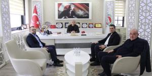 AMASYA SABUNCUOĞLU ŞEREFEDDİN EĞİTİM VE ARAŞTIRMA HASTANESİ BAŞHEKİMİ SEZGİN’DEN ATSO’YA ZİYARET