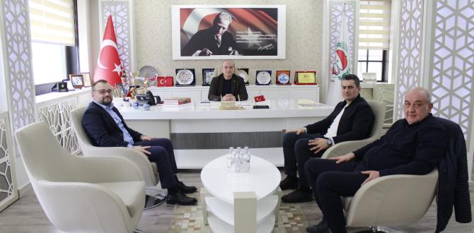 AMASYA SABUNCUOĞLU ŞEREFEDDİN EĞİTİM VE ARAŞTIRMA HASTANESİ BAŞHEKİMİ SEZGİN’DEN ATSO’YA ZİYARET