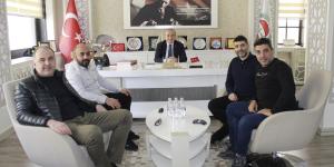 LİMON TANTUNİ VE QIRIMHAN DÖNER ORTAKLARINDAN BAŞKAN KIRLANGIÇ'A ZİYARET