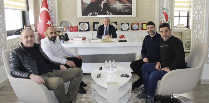 LİMON TANTUNİ VE QIRIMHAN DÖNER ORTAKLARINDAN BAŞKAN KIRLANGIÇ'A ZİYARET