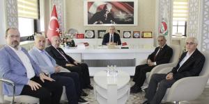 TÜRK OCAKLARI AMASYA ŞUBESİNDEN BAŞKAN KIRLANGIÇ'A ZİYARET