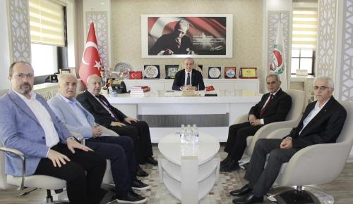 TÜRK OCAKLARI AMASYA ŞUBESİNDEN BAŞKAN KIRLANGIÇ'A ZİYARET