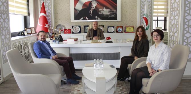 AUSSAM MÜDÜRÜ KESKİN'DEN BAŞKAN KIRLANGIÇ'A ZİYARET