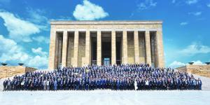 AMASYA TSO HEYETİ, TOBB 82. GENEL KURULU KAPSAMINDA ANITKABİR’İ ZİYARET ETTİ