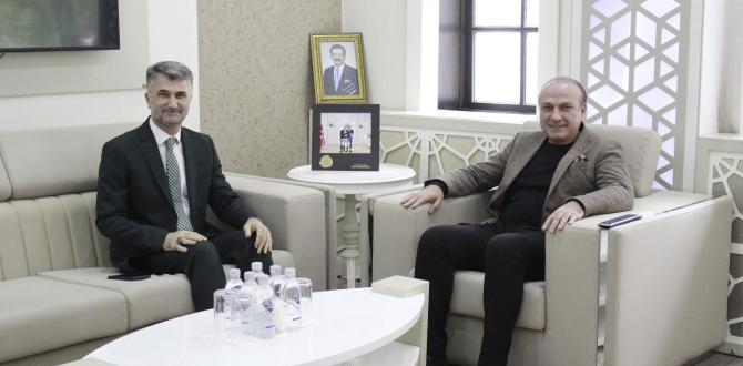 AMASYA İL MÜFTÜSÜ İBRAHİM YAVUZ'DAN AMASYA TSO BAŞKANI MURAT KIRLANGIÇ'A ZİYARET