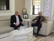BERAT MAKİNA FİRMASI SAHİBİ İVELİK'TEN ATSO BAŞKANI KIRLANGIÇ'A ZİYARET