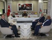 SGK İL MÜDÜRÜ NURCAN YURT ŞENEL'DEN ATSO BAŞKANI MURAT KIRLANGIÇ'A SOSYAL GÜVENLİK HAFTASI ZİYARETİ