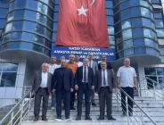 AMASYA TSO HEYETİNDEN AMASYA ESOB BAŞKANI İSA KÖSE'YE HAYIRLI OLSUN ZİYARETİ