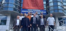 AMASYA TSO HEYETİNDEN AMASYA ESOB BAŞKANI İSA KÖSE'YE HAYIRLI OLSUN ZİYARETİ