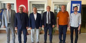 AMASYA TSO HEYETİNDEN AMASYA SMMMO BAŞKANI KANBOLAT'A ZİYARET