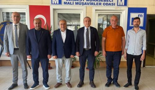 AMASYA TSO HEYETİNDEN AMASYA SMMMO BAŞKANI KANBOLAT'A ZİYARET