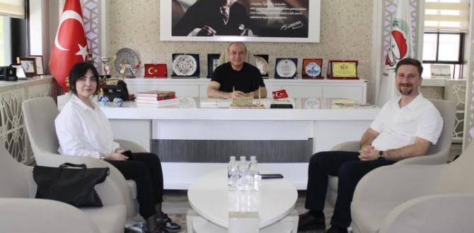 EKKİM POLİMER FİRMASINDAN AMASYA TSO BAŞKANI KIRLANGIÇ'A ZİYARET