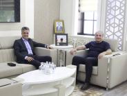 DENİZBANK AMASYA ŞUBE MÜDÜRÜ ÖZBAY'DAN BAŞKAN KIRLANGIÇ'A ZİYARET