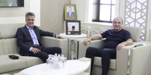 DENİZBANK AMASYA ŞUBE MÜDÜRÜ ÖZBAY'DAN BAŞKAN KIRLANGIÇ'A ZİYARET