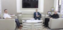 GENÇLİK VE SPOR İL MÜDÜRÜ ERCAN VE ASİAD BAŞKANI KAYALAR'DAN ATSO BAŞKANI KIRLANGIÇ'A ZİYARET