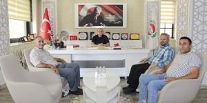 AMASYA AKDAĞLILAR YARDIMLAŞMA VE DAYANIŞMA DERNEĞİNDEN ATSO BAŞKANI KIRLANGIÇ'A ZİYARET