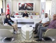 AMASYA YEŞİLIRMAK ROTARY KULÜBÜNDEN BAŞKAN KIRLANGIÇ'A ZİYARET