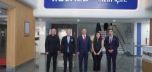 KIRGIZİSTAN ANKARA BÜYÜKELÇİSİ KAZAKBAEV VE ATSO BAŞKANI KIRLANGIÇ’TAN ATSO ÜYESİ FİRMALARA ZİYARET