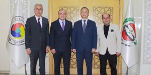KIRGIZİSTAN ANKARA BÜYÜKELÇİSİ KAZAKBAEV’DEN AMASYA TSO’YA ZİYARET