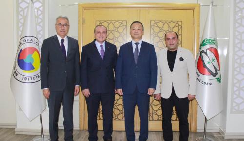 KIRGIZİSTAN ANKARA BÜYÜKELÇİSİ KAZAKBAEV’DEN AMASYA TSO’YA ZİYARET