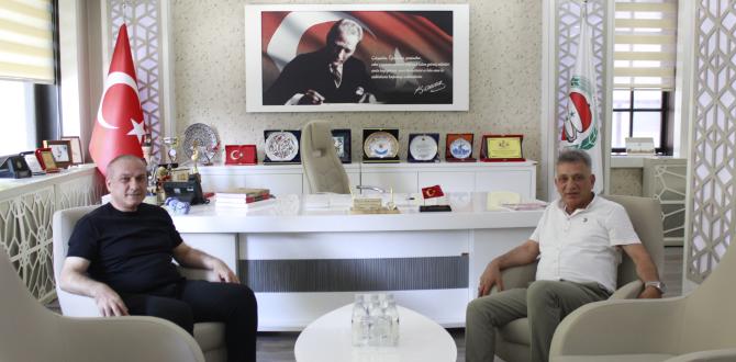 YORUM GAZETESİ SAHİBİ SUAT AKCAN'DAN AMASYA  TSO’YA ZİYARET