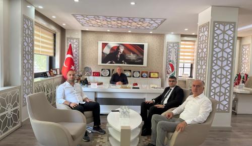 KOSGEB Amasya İl Müdürü Hamdullah Çelebi ve Silverline Yönetim Kurulu Üyesi Eren Atay’dan Odamıza Ziyaret
