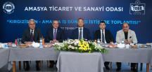 KIRGIZİSTAN–AMASYA İŞ DÜNYASI İSTİŞARE TOPLANTISI GERÇEKLEŞTİRİLDİ