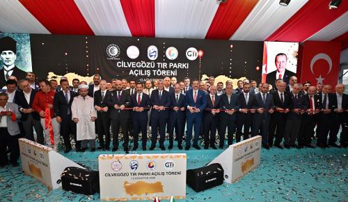 ATSO BAŞKANI KIRLANGIÇ, CİLVEGÖZÜ TIR PARKI TESİSİ’NİN AÇILIŞ TÖRENİNE KATILDI