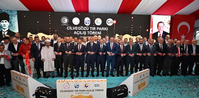 ATSO BAŞKANI KIRLANGIÇ, CİLVEGÖZÜ TIR PARKI TESİSİ’NİN AÇILIŞ TÖRENİNE KATILDI