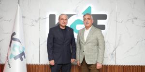 ATSO BAŞKANI KIRLANGIÇ'TAN KGF BAŞKANI ÖZEGEN'E ZİYARET