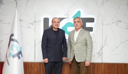 ATSO BAŞKANI KIRLANGIÇ'TAN KGF BAŞKANI ÖZEGEN'E ZİYARET
