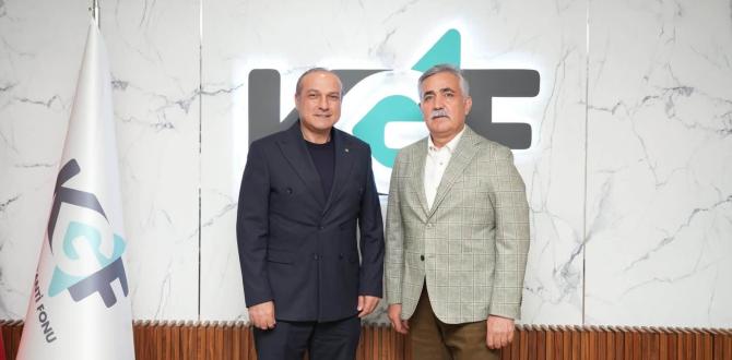 ATSO BAŞKANI KIRLANGIÇ'TAN KGF BAŞKANI ÖZEGEN'E ZİYARET