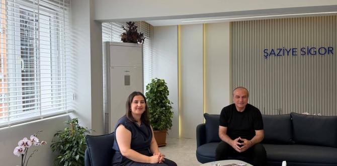 ATSO BAŞKANI KIRLANGIÇ'TAN ŞAZİYE SİGORTA'YA ZİYARET