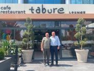 BAŞKAN KIRLANGIÇ'TAN TABURE LOUNGE CAFE'YE ZİYARET