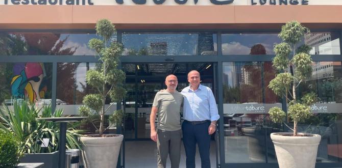 BAŞKAN KIRLANGIÇ'TAN TABURE LOUNGE CAFE'YE ZİYARET