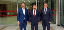 AMASYA TSO BAŞKANI MURAT KIRLANGIÇ, HATAY VALİSİ MUSTAFA MASATLI İLE BİR ARAYA GELDİ