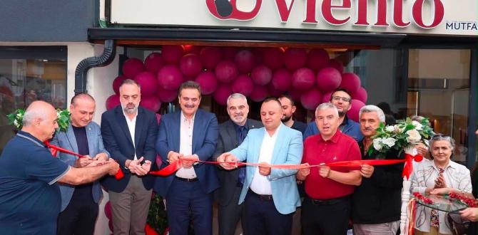 ATSO BAŞKANI KIRLANGIÇ VE BAŞKAN YARDIMCISI MISIRLI TUVİENTO FİRMASININ AÇILIŞ TÖRENİNE KATILDI