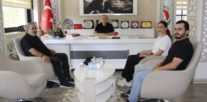 DALGIÇ YAPI KİMYASALLARI FİRMASI GENEL MÜDÜRÜ YAŞAR DALGIÇ'TAN BAŞKAN MURAT KIRLANGIÇ'A ZİYARET