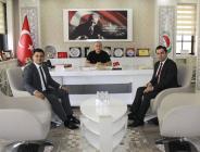 QNB FİNANSBANK AMASYA ŞUBE MÜDÜRÜ ÖZTÜRK'TEN BAŞKAN KIRLANGIÇ'A ZİYARET