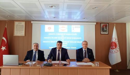 AMASYA’DA YÜKÜMLÜLERİN TOPLUMA KAZANDIRILMASINA YÖNELİK PROTOKOL İMZALANDI