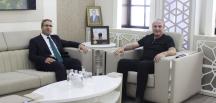 İL GÖÇ İDARESİ MÜDÜRÜ MİTHAT AKSEM'DEN BAŞKAN KIRLANGIÇ'A VEDA ZİYARETİ