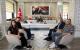 İNŞAAT MÜHENDİSLERİ ODASI AMASYA TEMSİLCİSİ SAKARYA VE YÖNETİM KURULU ÜYELERİNDEN BAŞKAN KIRLANGIÇ'A ZİYARET