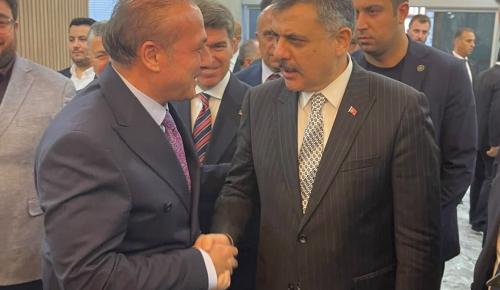 ATSO BAŞKANI KIRLANGIÇ, İÇİŞLERİ BAKANI ÇİFTÇİ İLE BİR ARAYA GELDİ