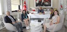 ROTARY KULÜBÜNDEN BAŞKAN KIRLANGIÇ'A ZİYARET