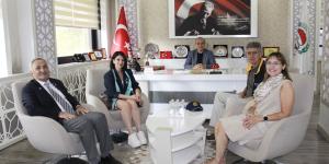 ROTARY KULÜBÜNDEN BAŞKAN KIRLANGIÇ'A ZİYARET