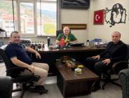 ATSO BAŞKANI KIRLANGIÇ SMMM BÜLENT SÜTOĞLU VE SMMM OĞUZ KAAN SÜTOĞLU'NU ZİYARET ETTİ