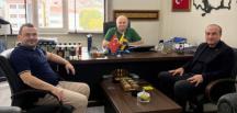 ATSO BAŞKANI KIRLANGIÇ SMMM BÜLENT SÜTOĞLU VE SMMM OĞUZ KAAN SÜTOĞLU'NU ZİYARET ETTİ